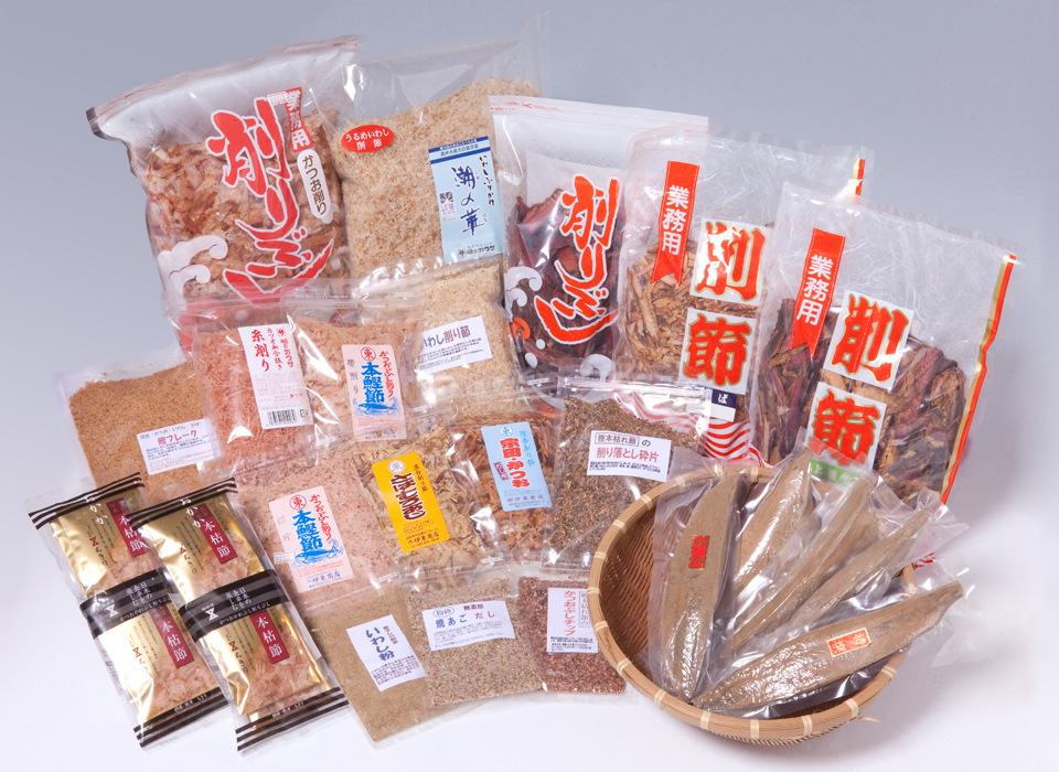 鰹節・削り節の取扱商品